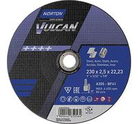 Norton - Disco taglio smerigliatrice metallo inox diametro 230 2,5 x 22,23