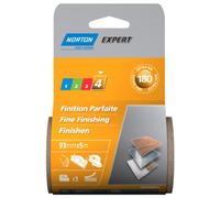 Norton Expert - Rotolo di carta abrasiva Norgrip, 93 x 5 m, grana 180