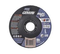 Norton Gemini RightCut - Ruota da taglio "RightCutoff tipo 27", 10,2 x 114,3 x 7/8, confezione da 25
