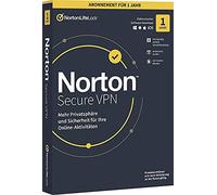 Norton Life Lock Secure VPN - Licenza annuale, 1 Licenza Windows, Mac, Android, software di sicurezza iOS