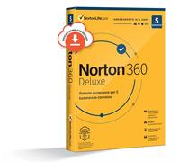 Norton - Norton 360 Deluxe 2021 Antivirus 5 Dispositivi Norton