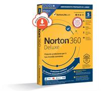 Norton - Norton 360 Deluxe 2021 Antivirus 5 Dispositivi Norton