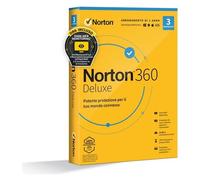 NORTONLIFELOCK - Licenza Antivirus Norton 360 Deluxe per 1 Anno Collegamento 3 PC