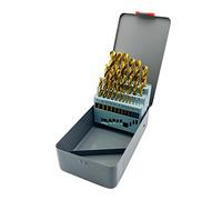 NORTOOLS 25 pezzi HSS-TiN DIN 338 set di punte da trapano in metallo (25 pezzi)