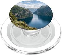 Norvegese Fiordo montagna scogliere acqua paesaggio scenico PopSockets PopGrip per MagSafe
