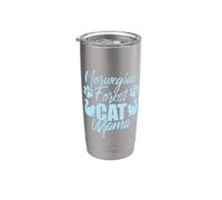 Norvegese Foresta Gatto Mamma Pet Bicchiere termico in acciaio inox doppia parete
