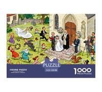 Norvegese Stave Chiesa Matrimonio Puzzle in Legno Impermeabile Puzzles Da 1000 Pezzi Per Adulti Colorati Puzzle Per Decorazioni Domestiche