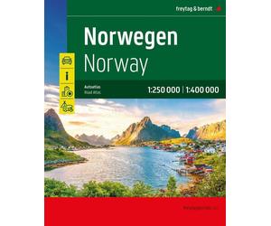 Norvegia 1:400.000. Atlante - AA.VV.