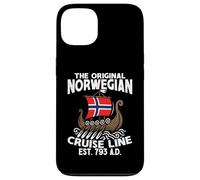 Norvegia Bandiera Barca Originale Norwegian Cruise Line Custodia per iPhone 13