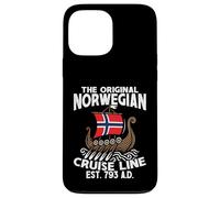 Norvegia Bandiera Barca Originale Norwegian Cruise Line Custodia per iPhone 13 Pro Max