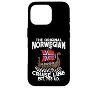 Norvegia Bandiera Barca Originale Norwegian Cruise Line Custodia per iPhone 16 Pro