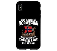 Norvegia Bandiera Barca Originale Norwegian Cruise Line Custodia per iPhone XS Max