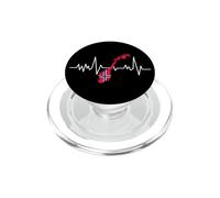Norvegia, battito cardiaco, mappa delle bandiere PopSockets PopGrip per MagSafe