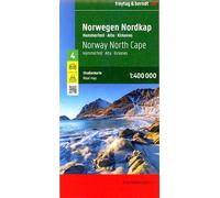Norvegia Caponord Hammerfest 1:400.000: Hammerfest - Alta - Kirkenes, mit Autofähren