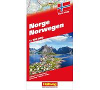 Norvegia-Norge-Norwegen 2017 1:750.000: Inkl. Transitpläne, Ortsverzeichnis und Reiseinformationen