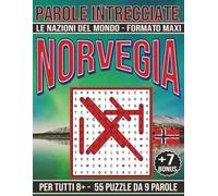 Norvegia - Parole Intrecciate: Passatempo senza schermo per relax e concentrazione