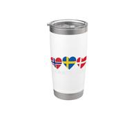 Norvegia Svezia Danimarca Scandinavia Bicchiere termico in acciaio inox doppia parete