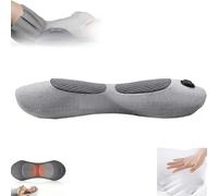Norvo 3-in-1 Smart Pillows, 2025 New Electric 3 in 1 Back Massager, Triple Fusion Back Massager with Heat, Traction Lifting and Vibration Massages, Suitable for Head and Backs (Gray)