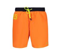 Norway 1963 Arancione Poliammide Men's Swim Boxer - S