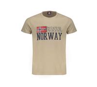 Norway 1963 Beige Cotton Men T-Shirt - XXL