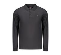 Norway 1963 Black Cotton Men Polo Shirt - S