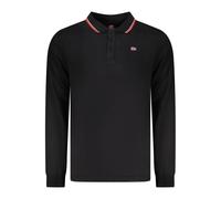 Norway 1963 Black Cotton Men Polo Shirt - S