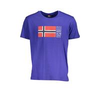 Norway 1963 Blu Cotton Men T-Shirt - XL
