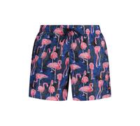 Norway 1963 Blu Polyester Men's Swim Boxer - S