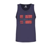 Norway 1963 Blue Cotton Men Tank Top - L