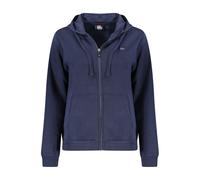Norway 1963 Blue Cotton Women Sweatshirt with Hood and Zip - L