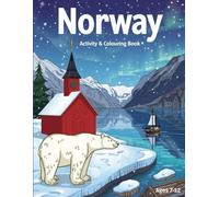 Norway Activity Book for Kids Ages 7-12: Fun Puzzles, Coloring Pages & Crosswords: 50 Coloring Pages, Crosswords, and Word Searches | Fun Educational Gift for Children Aged 7-12