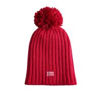 Norway Cappello donna in maglia con pompon - rosso