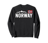 Norway Flag, Outdoor Travel, Ice Hockey Team Mountain Felpa