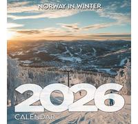 Norway in Winter 2026 Calendar: Snowy Mountains, Cozy Villages, and Frozen Magic