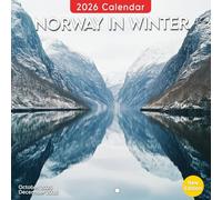 Norway in Winter 2026 Calendar: Snowy Mountains, Cozy Villages, and Frozen Magic