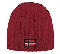 NORWAY NAUTICAL SCHOOL Berretto Unisex, Morbido e colorato, Berretto Invernale Uomo Donna in Morbida Maglia. Ottimo Idea Regalo (IT, Testo, Taglia Unica, Rosso)