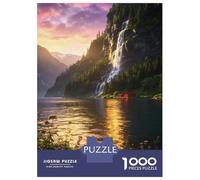 Norway Puzzle 1000 Pezzi Carta Spessa Dettagliato Per Adultidifficil Resistente Norwegian Fjords Decorativi Per Casa Regalo 70x50cm/1000pcs
