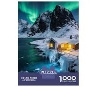 Norway Puzzle 1000 Pezzi Carta Spessa Dettagliato Per Adultidifficil Resistente Norwegian Fjords Per Famiglie Regalo 38x26cm/1000pcs