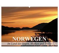 Norwegen - Im Land der Sagen, Mythen und Trolle (Wandkalender 2026 DIN A2 quer), CALVENDO Monatskalender: Die landschaftliche Schönheit des Königreiches Norwegen