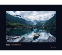 Norwegen - KUNTH Wandkalender 2026: Hochwertiger, bildstarker Kalender mit Spiralbindung im Großformat