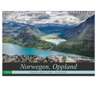 Norwegen, Oppland (Wandkalender 2026 DIN A4 quer), CALVENDO Monatskalender: Auf Wanderschaft "In the Middle of Norway"