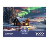 Norwegian Aurora Jigsaw Puzzle Impossible 1000 Pezzi Decorazione Per La Casa. Rilassamento E Intelligence Per Adulti E Bambini Da 12 Anni 70x50cm/1000pcs
