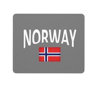 Norwegian Flag Tappetino Scrivania Bordi Cuciti Mousepad Lavabile Tappetino per Mouse for Computer Laptop Ufficio 25X30Cm