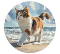 Norwegian Forest Cat 1000 Pezzi Animation Puzzle Circolare Intrattenimento Creativo Festa Aziendale Regalo Per Adulti E Bambini Da 14 Anni E Più 1000pcs (67.5x67.5cm)
