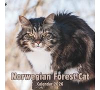 Norwegian Forest Cat Calendar 2026: 14-Month Organizer from Nov 2025 to Dec 2026 | Perfect for Home, Office, School & Family Scheduling, For Men , Women , Girls , Boys