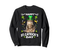 Norwegian Forest Cat Happy St Catricks Day St Patricks Day Felpa