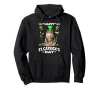 Norwegian Forest Cat Happy St Catricks Day St Patricks Day Felpa con Cappuccio