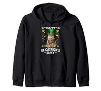 Norwegian Forest Cat Happy St Catricks Day St Patricks Day Felpa con Cappuccio