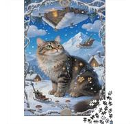 Norwegian Forest Cat Puzzle 1000 Pezzi Adulti, Allenamento Mentale, Attività Collettiva, Oggetto Decorativo, Idea Regalo Originale 1000pcs (75x50cm)