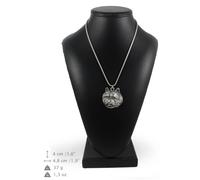 Norwich Terrier - Collana Con Un Cane Su Una Collana D'Argento Art Dog DE